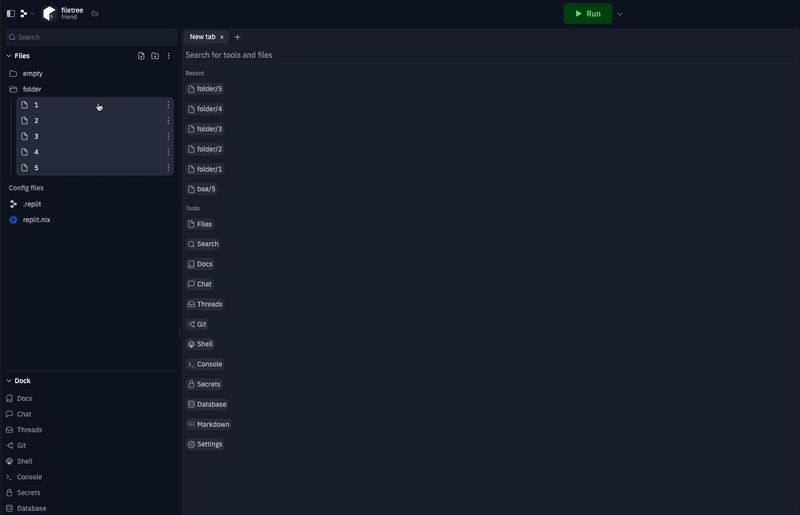 drag file to header