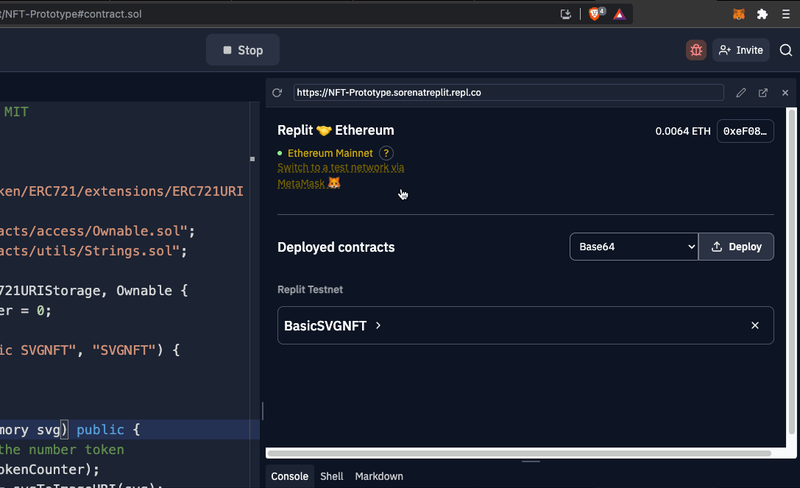 Replit Testnet