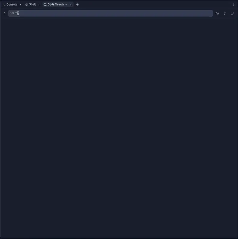 Query history example