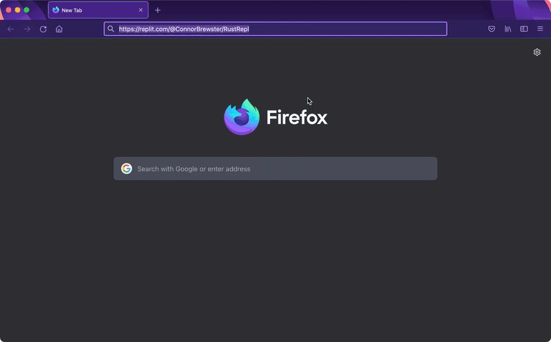 gif of slow repl startup time due to loading Nix environment