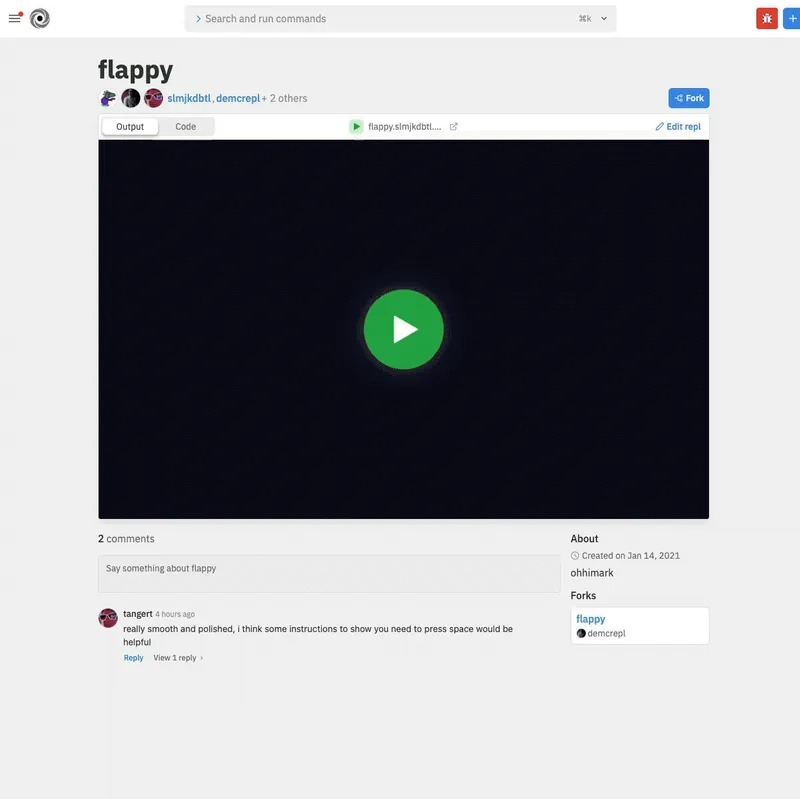 Flappy bird demo