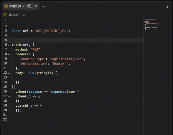 Secret scanner popping up inline while coding