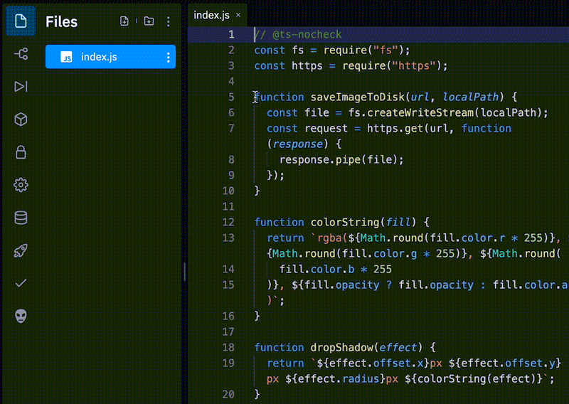 Explain Code feature