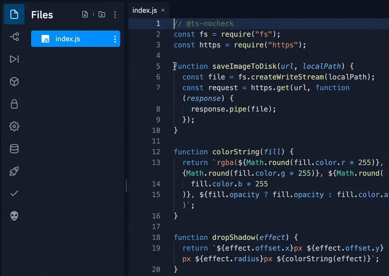 Explain Code feature