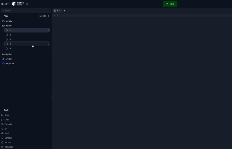 drag file to pane